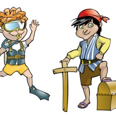 Pirate Characters Illustration Pirate Characters Illustration