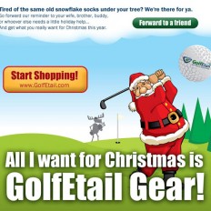 GolfEtail Holiday Email GolfEtail Holiday Email