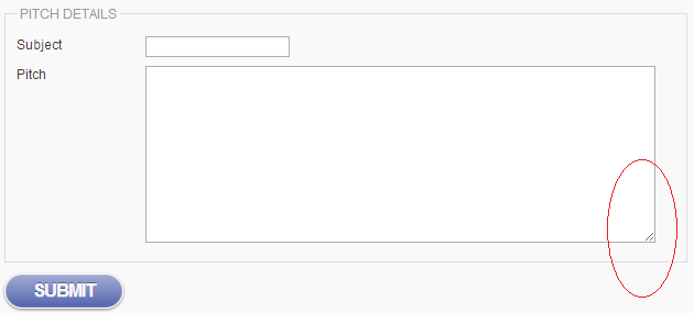 Resizing form HARO