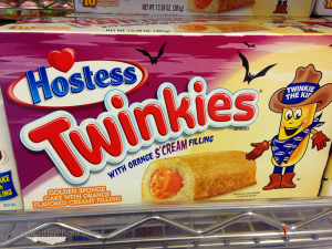 halloween twinkies on store shelf