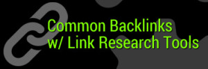common backlinks link research
