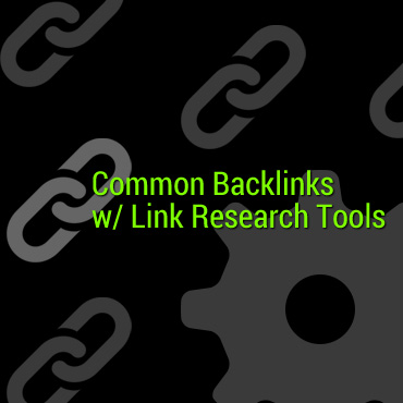 common backlinks link research