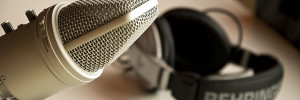 Podcasting Mic and Headphones