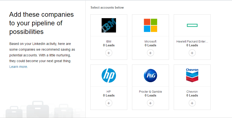 LinkedIn Sales Navigator Companies