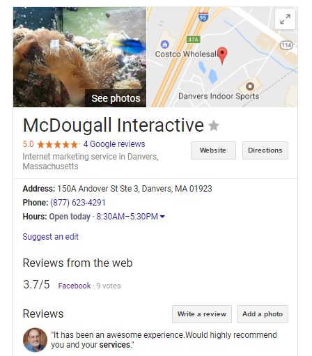 Mcdougall Interactive Google Search
