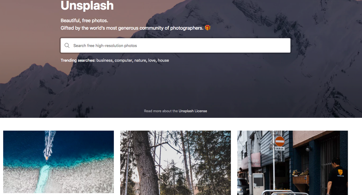 Creative License Free Images
