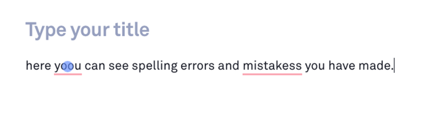 Grammar Editing Tool