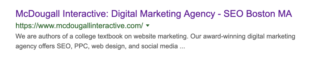 McDougall Interactive Meta Description