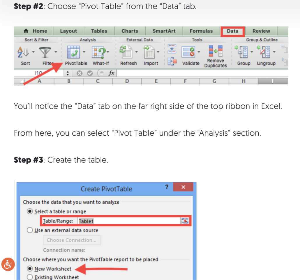 Step-by-Step Instructions
