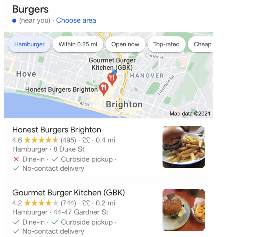 New Local Packs for Mobile SERPs
