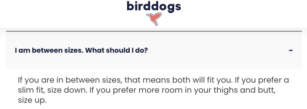 Example from Birddogs