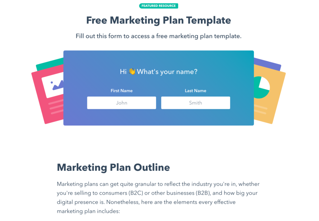 Free Marketing Plan Templates
