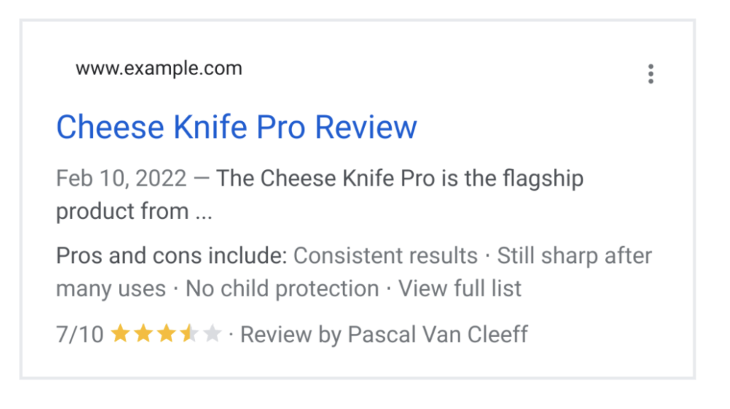 New Structured Data For Product Reviews